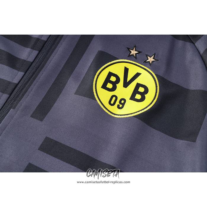 Chaqueta del Borussia Dortmund 2022-2023 Negro y Gris